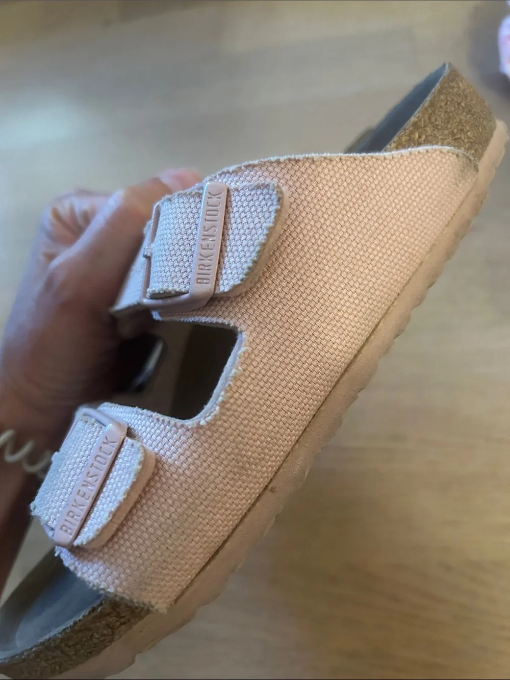 Birkenstock Kids Light Pink Double Strap Sandals